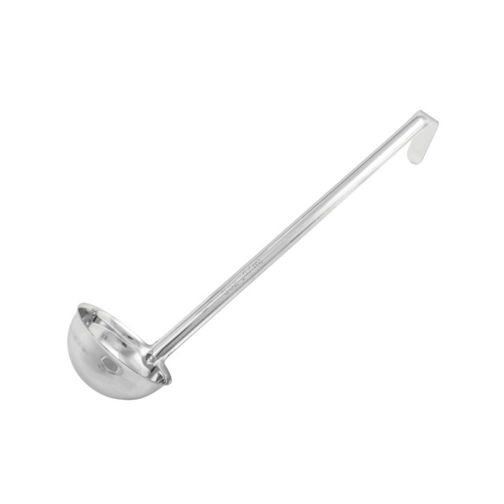 Winco LDI-5 Ladle, 5 oz., 12-1/2" handle, one-piece, stainless steel