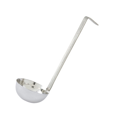 Winco LDS-0 Ladle, 1/2 oz., 8" handle, two-piece, stainless steel