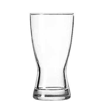 Libbey 1176HT 9 oz. Hourglass Design Pilsner Glass - Safedge Rim