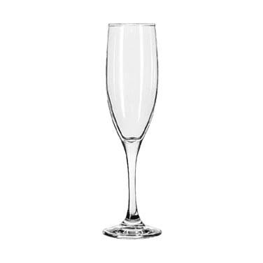 Libbey 3796-69292, 6 oz. Embassy Royale Tall Flute Glass - Nucleation Etching