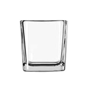 Libbey 5474, 7.5 oz. Cube Votive Holder / Condiment Jar