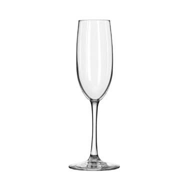 Libbey 7500-69292, 8 oz. Vina Fizzazz Flute Glass, Safedge Rim