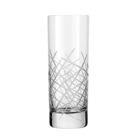 Libbey Master's Reserve® 9038-69477 Renewal 12 oz. Crosshatch Beverage Glass  Made In USA