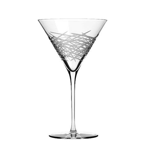 Libbey Master's Reserve® 9136-69477 Renewal 10 oz. Crosshatch Martini Glass, Made In USA