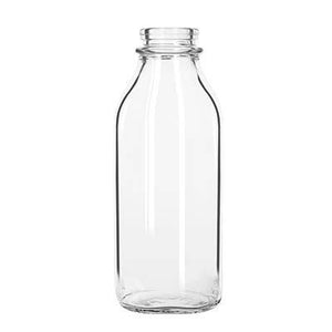 Libbey 92129, 33.5 oz. Glass Milk Bottle