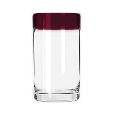 Libbey 92303R Aruba 16 oz. Cooler Glass With Red Rim