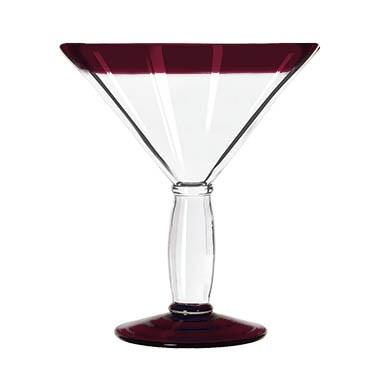 Libbey 92306R Aruba 15 oz. Cocktail Glass With Red Rim