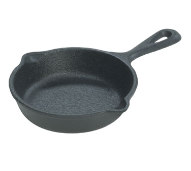Lodge LMS3 Induction Miniature Skillet 3-1/2" Dia., Cast Iron , Made in USA