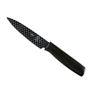 Mercer Culinary M33910B 4 Black Non-Stick Paring Knife with Sheath