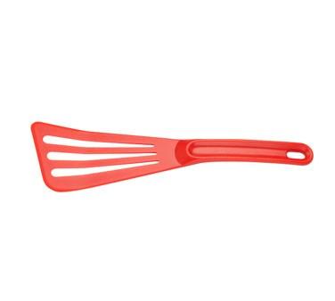 Mercer M35110RD Hell's Tools Hi-Heat Slotted Spatula, 12" x 3.5", Red