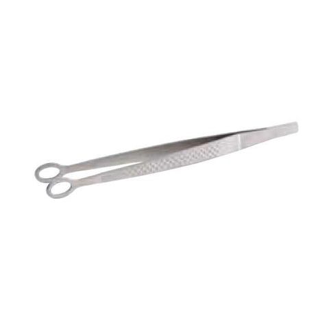 Mercer M35238 Precision Plus Tong, Flat Oval End, 6-1/8", Silver