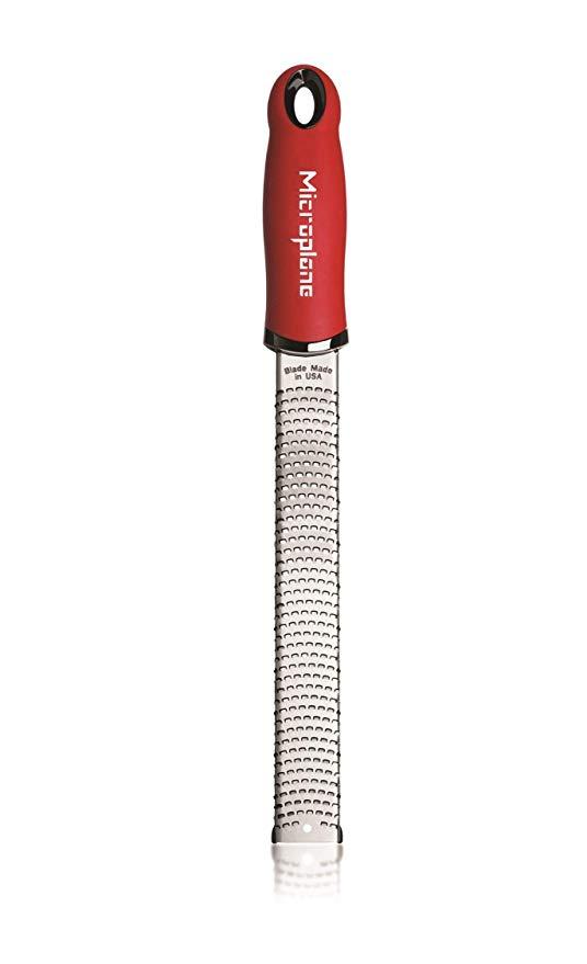 Microplane 46120 Premium Classic Series Zester/Grater, Red