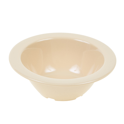 Winco MMB-5 Fruit Bowl, 5 oz., 4-3/4" dia., round, heat resistant up to 212°F/100°C, dishwasher safe, melamine, tan, NSF