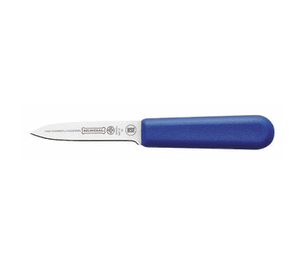 Mundial B5601-3-1/4S Paring Knife 3-1/4", Chefs Style Antimicrobial High Carbon/No Stain Blade
