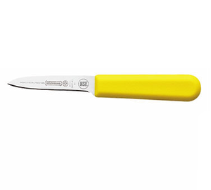 Mundial Y5601-3-1/4 Chefs Style Paring Knife 3-1/4" (Yellow Handle)
