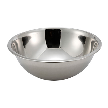 Winco MXB-500Q 5 Qt. Standard Weight Stainless Steel Mixing Bowl