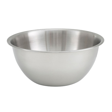 Winco MXBH-1300 13 Qt. Heavyweight Stainless Steel Mixing Bowl