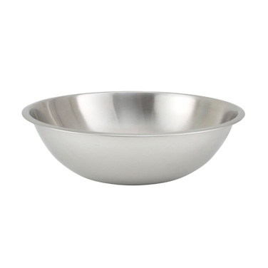 Winco MXHV-2000 20 Qt. Heavyweight Stainless Steel Mixing Bowl