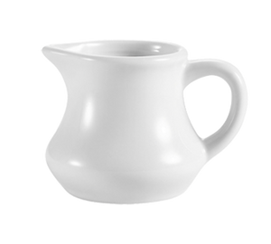 CAC China PC-4 Accessories Creamer, 4 oz., 3-1/4"L x 2-1/8"W x 2-1/2"H, with handle