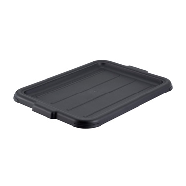 Winco PL-57K Dish Box Cover, 20-1/4" x 15-1/2", BPA free, polypropylene, black, made in USA