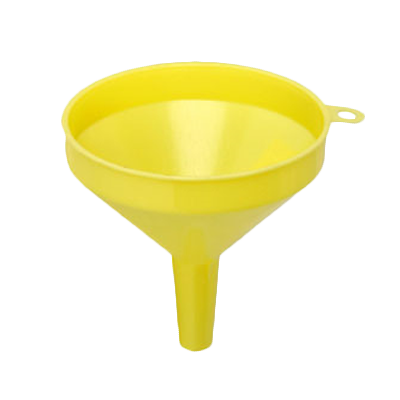 Thunder Group PLFN004 Funnel, 8 oz. capacity, 4-1/8" dia., one-piece, seamless, hanging ring, plastic