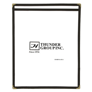 Thunder Group PLMENU-1BL 1-Page MENU COVER, Black