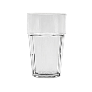 Thunder Group PLPCTB114CL 14 oz Clear Stacking Diamond Polycarbonate Tumbler