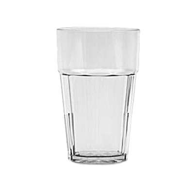Thunder Group PLPCTB114CL 14 oz Clear Stacking Diamond Polycarbonate Tumbler