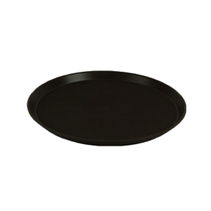 Thunder Group PLST1100BR 11" Round Tray, Brown, NSF