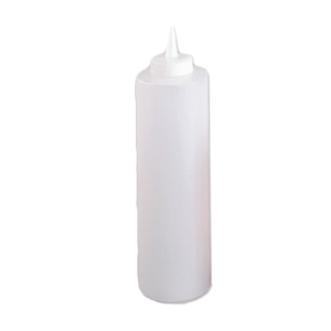 Thunder Group PLTHSB008C Squeeze Bottle, 8 Oz. Clear Plastic