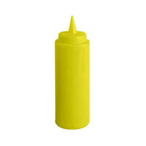 Thunder Group PLTHSB008Y Squeeze Bottle, 8 Oz. Yellow Plastic