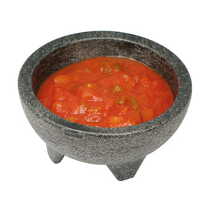Winco PMSB-10 Molcajete Salsa Bowl, 10 oz., BPA free, polypropylene, black, NSF