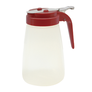 TableCraft Products PP10RE Syrup Dispenser - 10 oz., Red