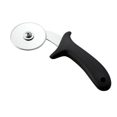 Winco PPC-2 Pizza Cutter, 2-1/2" dia. blade, polypropylene handle, stainless steel, black, NSF