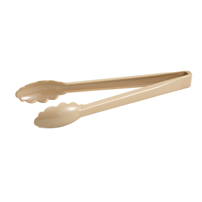 Winco PT-875 8-3/4 in. Solid Stainless Pastry Tongs with Long
