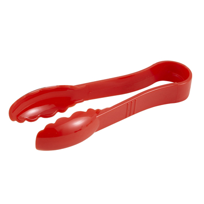 Winco PUT-6R Serving Tong, 6", polycarbonate, red, NSF