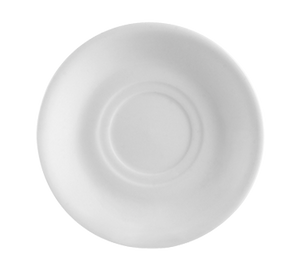 CAC China RCN-2 Clinton Saucer, 6" dia. x 1"H, round, rolled edge