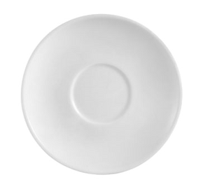 CAC China RCN-36 Clinton Saucer, 4-1/2" dia. x 3/4"H, round, rolled edge