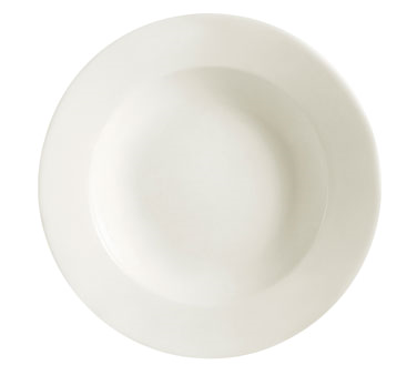 CAC China REC-105 Pasta Bowl, 16 oz., 10-1/2" dia. x 2"H, round, rolled edge