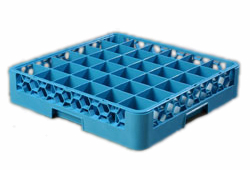 Carlisle RG3614 OptiClean™ Dishwasher Glass Rack, 36-compartments (2-15/16" x 2-15/16"), full-size, blue, NSF