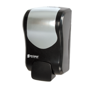 San Jamar S970BKSS Summit™ Rely® Soap & Sanitizer Dispenser, manual