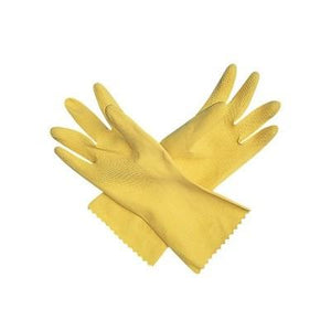 San Jamar 620-XL Latex Flock-Lined Glove, X-Large, Yellow, FDA Compliant