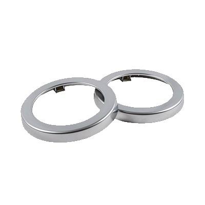 San Jamar C22XC Euro EZ-Fit Rings, For C2210C, Metal Finish