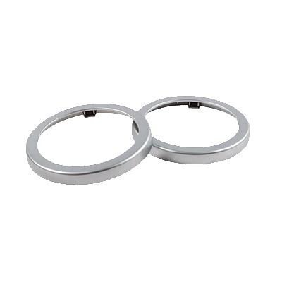San Jamar C24XC Euro EZ-Fit Rings, For C2410C, Metal Finish