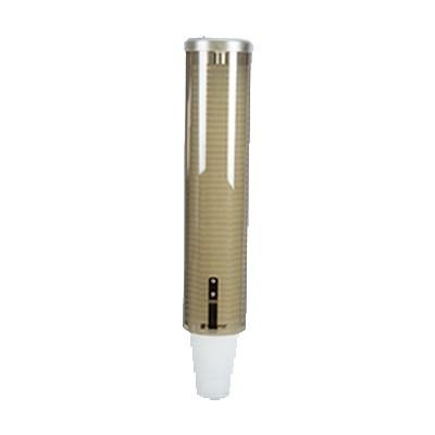 San Jamar C3260TBR Gravity Pull-Type Paper Cone Cup Dispenser - Bronze