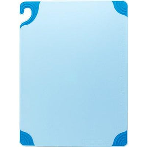 San Jamar CBG152012BL Saf-T-Grip Cutting Board, 15" X 20" X 1/2", Blue, NSF