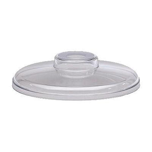 San Jamar CI7016P Chill-It Crock Lid, Fits 2 Qt. Round Crock, With Hole For Pump, Polycarbonate, Clear, NSF