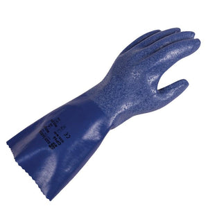 San Jamar CP14-S Chemical-Resistant Progrip Gloves (Pair), 14" Length, Small, FDA & CE Compliant