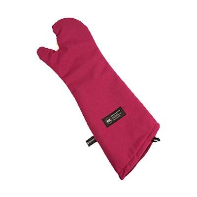 San Jamar KT0224 Cool Touch Flame Mitts, 24" Length, Red, NSF