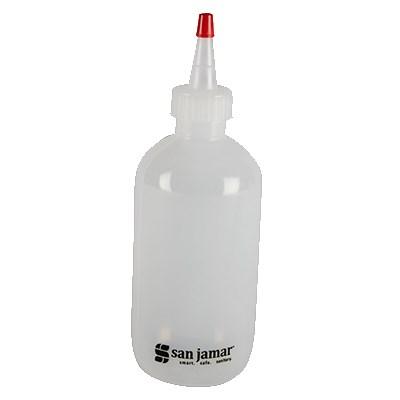 San Jamar P8008 Professional Squeeze Bottle, 8 Oz., BPA Free, NSF